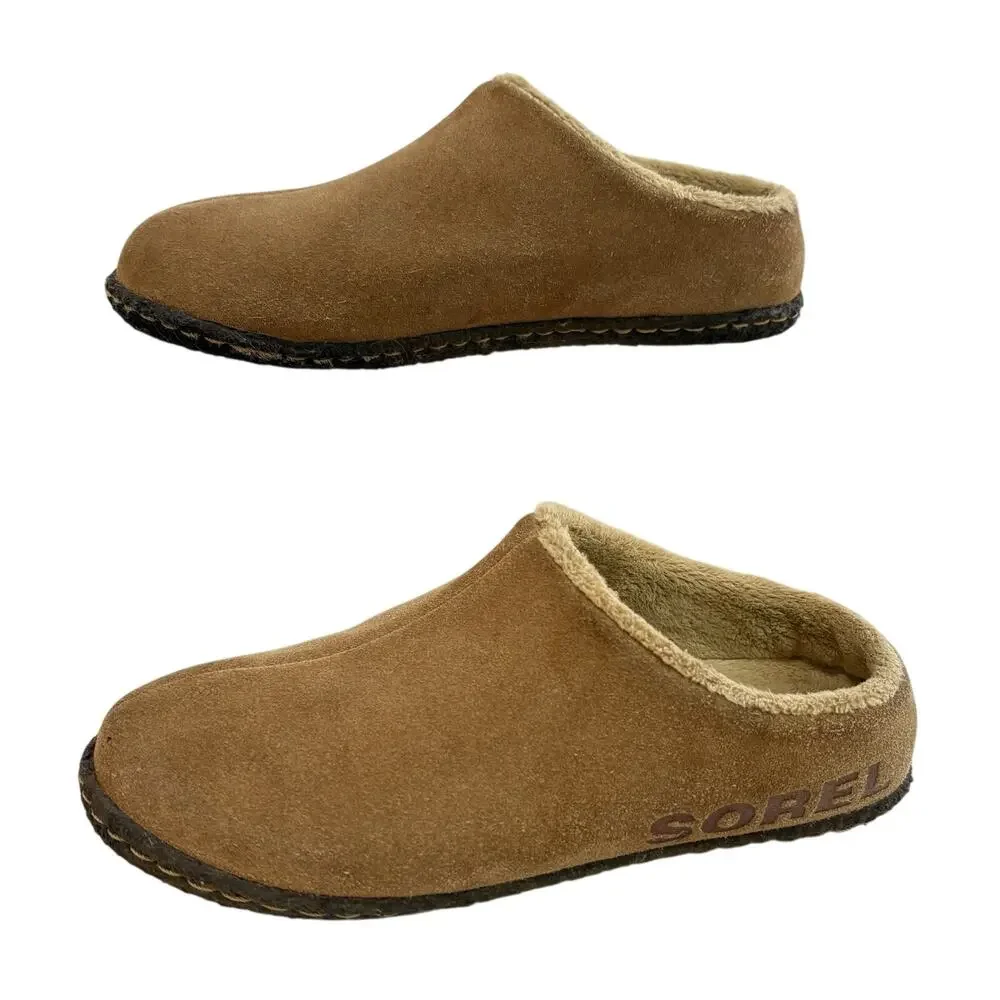 Sorel Lanner Ridge Suede Slipper Bootie Youth Boys/Girls Unisex Size 1 US